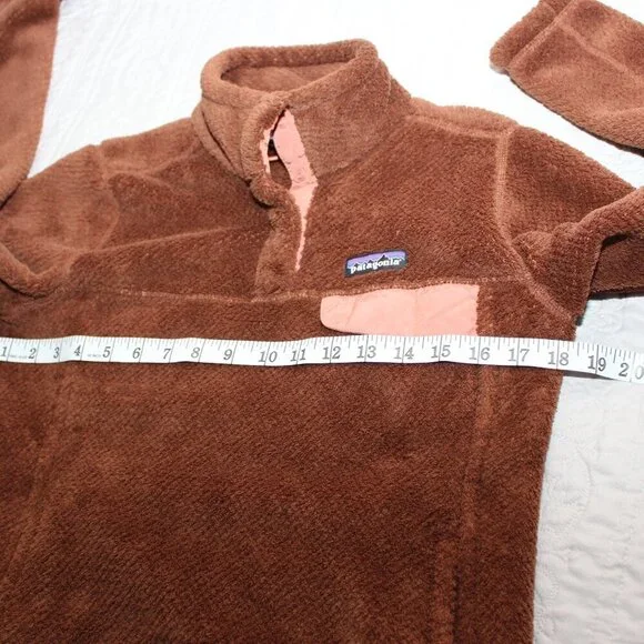 Patagonia Womens Re-Tool Snap T Pullover Brown Coral Size Small - Picture 6 of 7